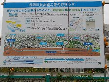 谷沢川分水路工事