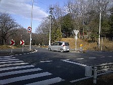 狭山湖への分岐