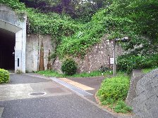 尾根幹線から緑道へ上り道