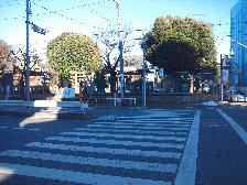 白山神社前