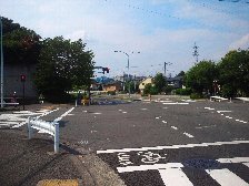乞田交差点