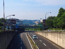 三本松陸橋から