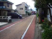 昔のままの青梅街道