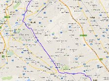 狭山市から所沢への50号線