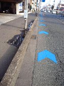 自転車ナビマーク