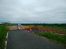 しばらく行くとまた迂回路