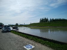 田植え中